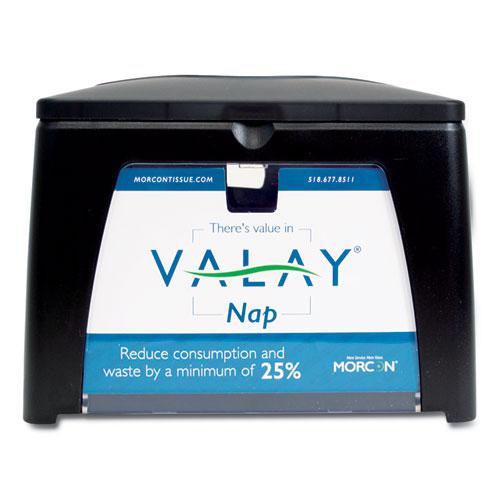 Valay Table Top Napkin Dispenser, 6.5 x 8.4 x 6.3, Black. Picture 7