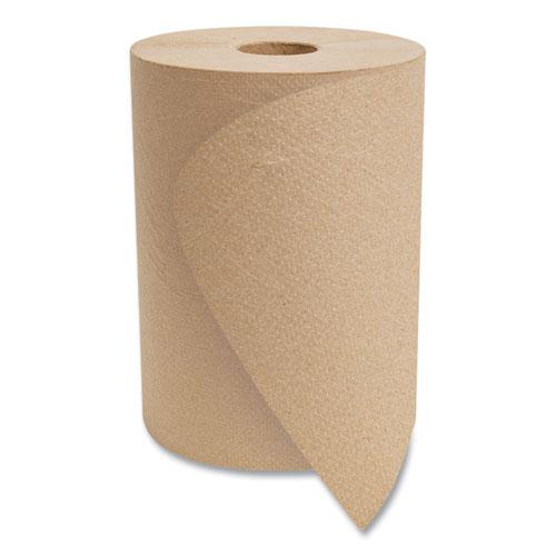 10 Inch Roll Towels, 1-Ply, 10" x 800 ft, Kraft, 6 Rolls/Carton. Picture 4