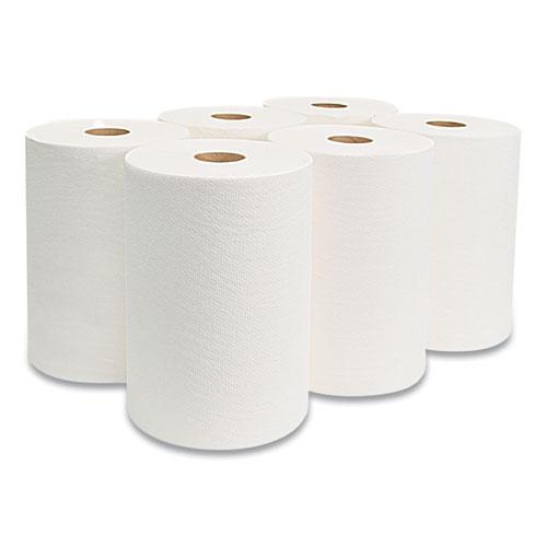 10 Inch TAD Roll Towels, 1-Ply, 10" x 550 ft, White, 6 Rolls/Carton. Picture 6