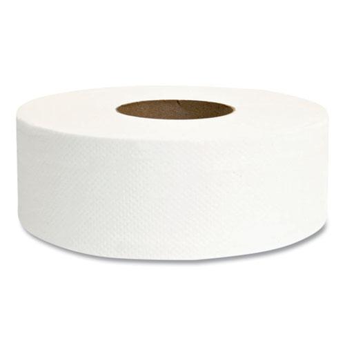 Jumbo Bath Tissue, Septic Safe, 2-Ply, White, 3.3" x 700 ft, 12 Rolls/Carton. Picture 6