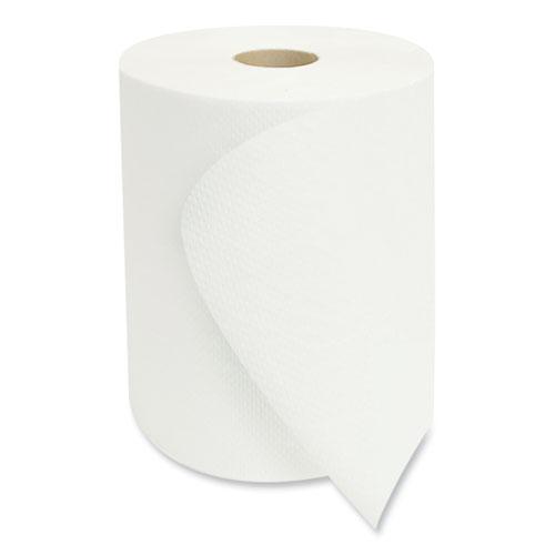 Morsoft Universal Roll Towels, 1-Ply, 8" x 800 ft, White, 6 Rolls/Carton. Picture 6