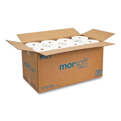 Small Core Bath Tissue, Septic Safe, 1-Ply, White, 2,500 Sheets/Roll, 24 Rolls/Carton. Picture 2