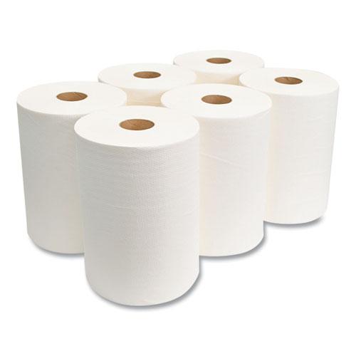 10 Inch TAD Roll Towels, 1-Ply, 10" x 500 ft, White, 6 Rolls/Carton. Picture 4