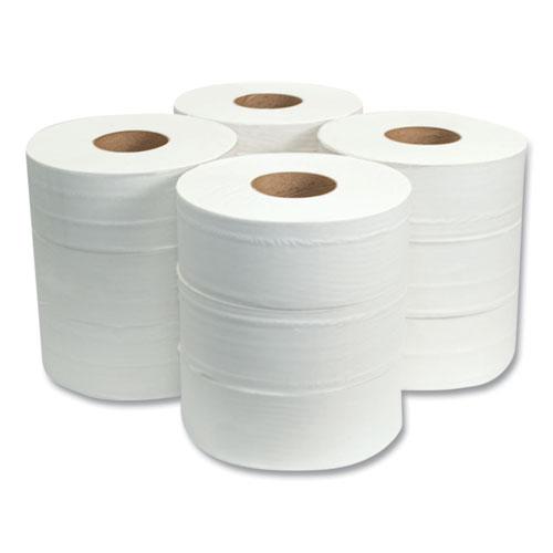 Jumbo Bath Tissue, Septic Safe, 2-Ply, White, 3.3" x 1,000 ft, 12/Carton. Picture 4