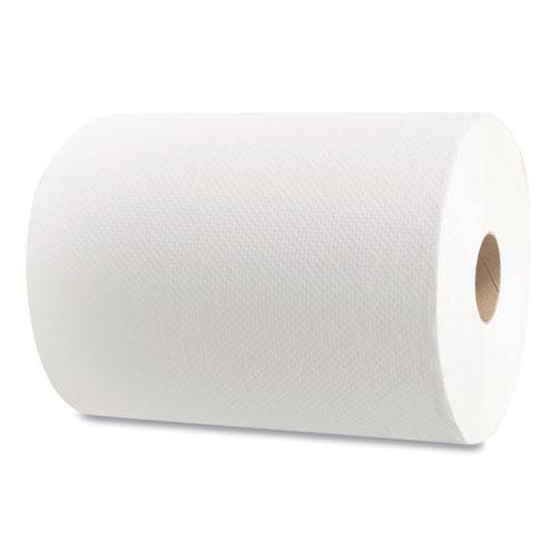 10 Inch Roll Towels, 1-Ply, 10" x 800 ft, White, 6 Rolls/Carton. Picture 5