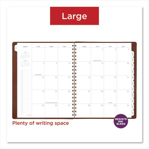 Signature Collection Academic Weekly/Monthly Planners, 11.5 x 8, Distressed Brown Cover, 13-Month (July-July): 2024-2025. Picture 6