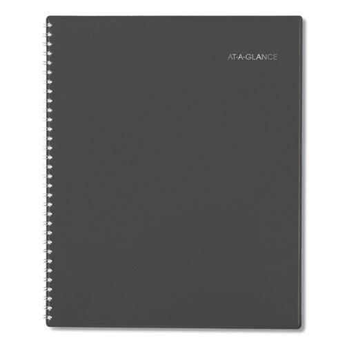 DayMinder Academic Weekly/Monthly Planners, 11 x 8, Charcoal Cover, 12-Month (July to June): 2022 to 2023. Picture 1