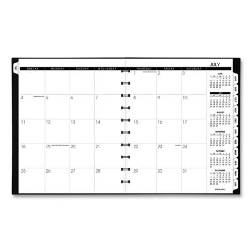 Move-A-Page Academic Weekly/Monthly Planners, 11 x 9, Black Cover, 12-Month (July to June): 2024 to 2025. Picture 3