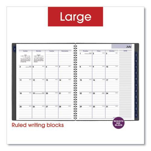 DayMinder Academic Weekly/Monthly Planners, 11 x 8, Charcoal Cover, 12-Month (July to June): 2022 to 2023. Picture 5