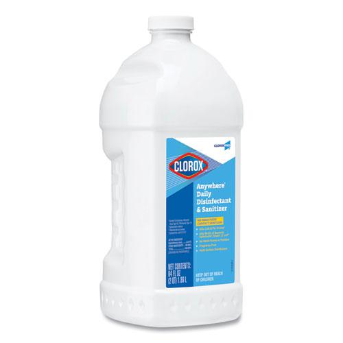 Anywhere Daily Disinfectant and Sanitizer, 64 oz Bottle, 6/Carton. Picture 2