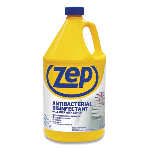 Antibacterial Disinfectant, Lemon Scent, 1 gal, 4/Carton. The main picture.