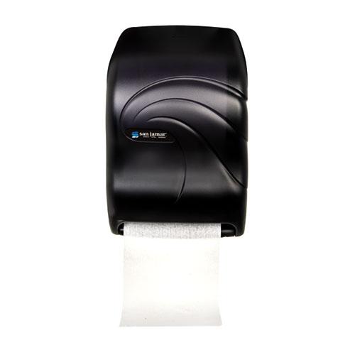 Electronic Touchless Roll Towel Dispenser, 11.75 x 9 x 15.5, Black Pearl. Picture 1