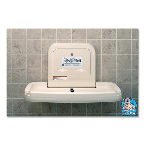 Horizontal Baby Changing Station, 35.19 x 22.25, Cream. Picture 3