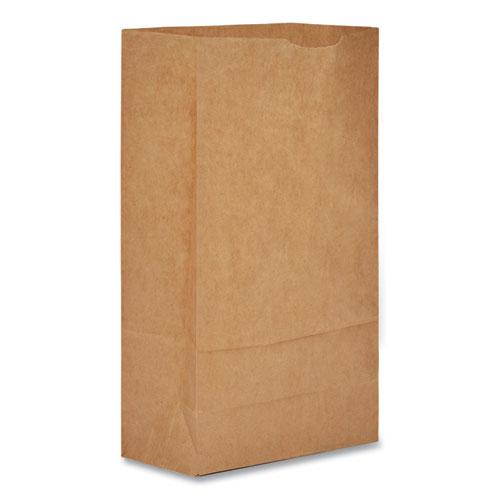 Grocery Paper Bags, 35 lb Capacity, #6, 6" x 3.63" x 11.06", Kraft, 500 Bags. Picture 3