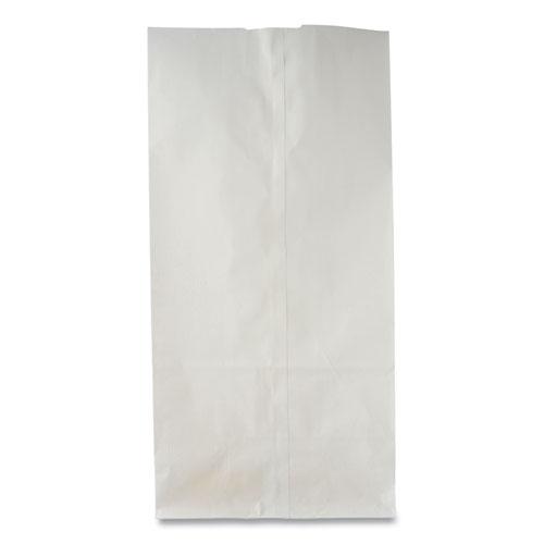 Grocery Paper Bags, 35 lb Capacity, #6, 6" x 3.63" x 11.06", White, 500 Bags. Picture 4