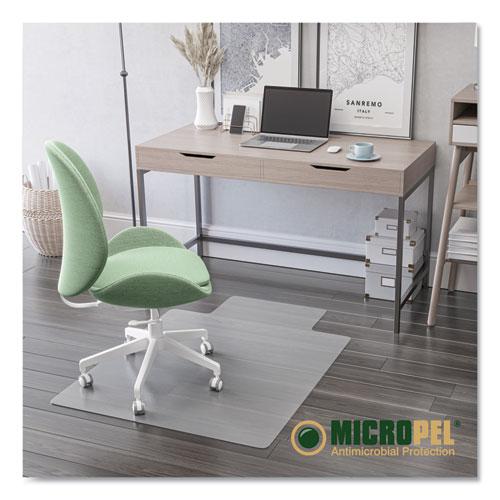 Antimicrobial Chair Mat, Rectangular, 48 x 36, Clear. Picture 2