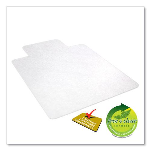 Antimicrobial Chair Mat, Rectangular, 48 x 36, Clear. Picture 8