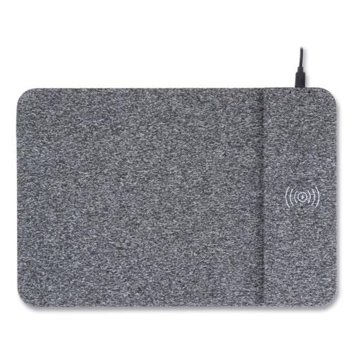 Powertrack Wireless Charging Mouse Pad, 13 x 8.75, Gray. Picture 4