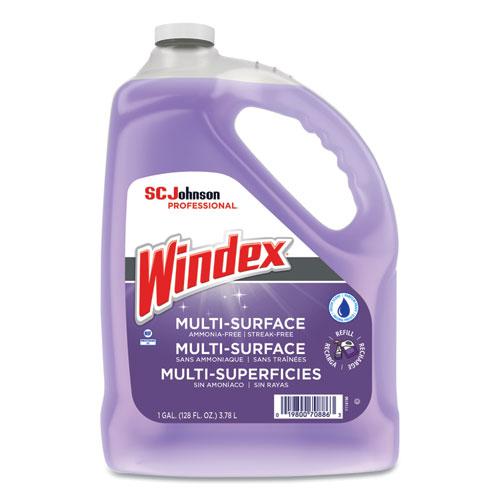 Non-Ammoniated Glass/Multi Surface Cleaner, Pleasant Scent, 128 oz Bottle. Picture 1