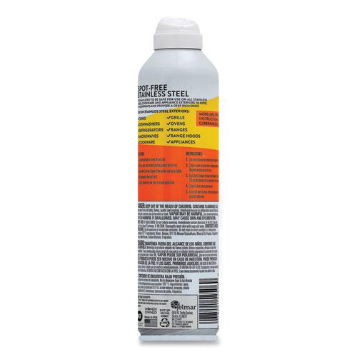 Spot-Free Stainless Steel Cleaner, Citrus, 12 oz Can, 6/Carton. Picture 2