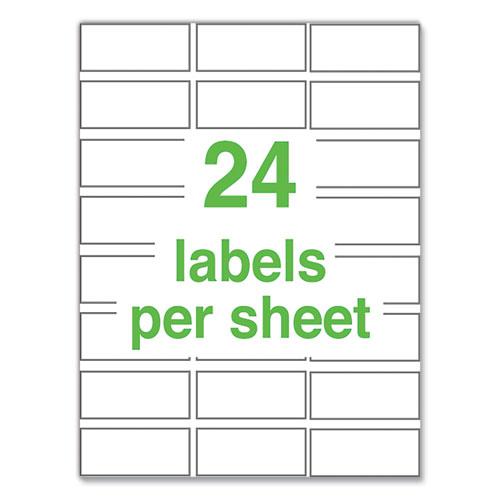 UltraDuty GHS Chemical Waterproof and UV Resistant Labels, 1 x 2.5, White, 24/Sheet, 25 Sheets/Pack. Picture 4