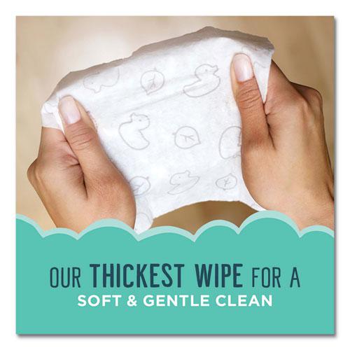 Free and Clear Baby Wipes, 7 x 7, Unscented, White, 64/Flip Top Pack, 12 Packs/Carton. Picture 5