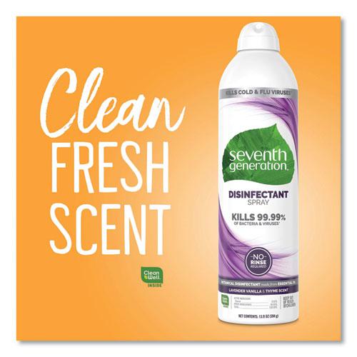Disinfectant Sprays, Lavender Vanilla/Thyme, 13.9 oz Spray Bottle, 8/Carton. Picture 3