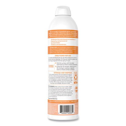 Disinfectant Sprays, Fresh Citrus/Thyme, 13.9 oz, Spray Bottle, 8/Carton. Picture 2