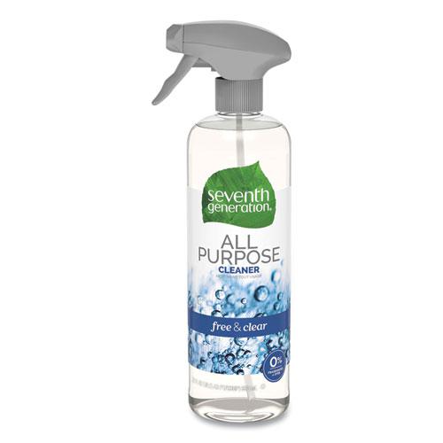 Natural All-Purpose Cleaner, Free and Clear/Unscented, 23 oz Trigger Spray Bottle, 8/Carton. Picture 1