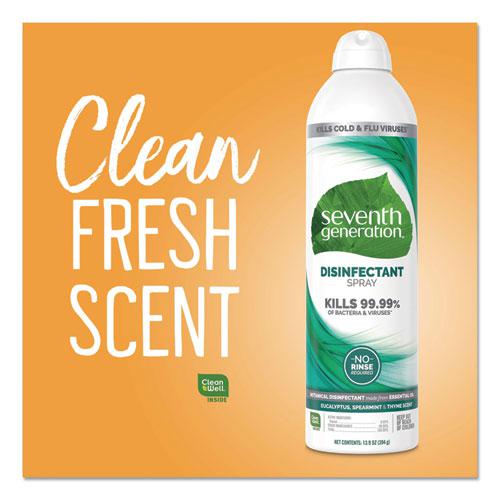 Disinfectant Sprays, Eucalyptus/Spearmint/Thyme, 13.9 oz Spray Bottle, 8/Carton. Picture 3