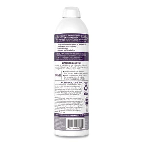 Disinfectant Sprays, Lavender Vanilla/Thyme, 13.9 oz Spray Bottle, 8/Carton. Picture 2