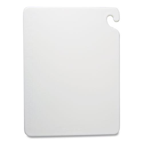 Cut-N-Carry Color Cutting Boards, Plastic, 20 x 15 x 0.5, White. Picture 1