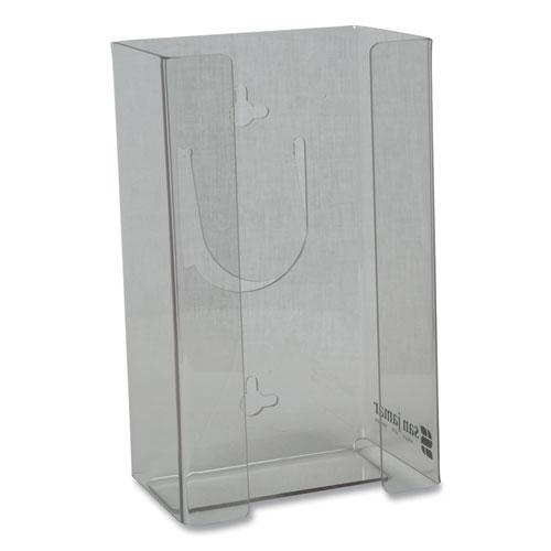 Clear Plexiglas Disposable Glove Dispenser, 1-Box, Plexiglas, Clear, 5.5 x 3.75 x 10. Picture 2