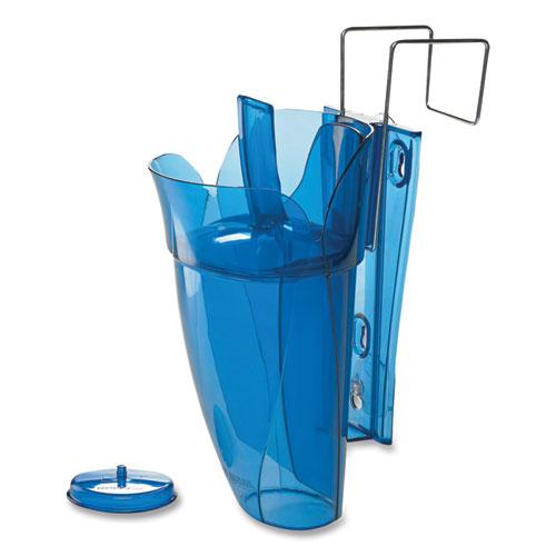 Saf-T-Scoop and Guardian System for Ice Machines, 64-86 oz, Transparent Blue. Picture 2