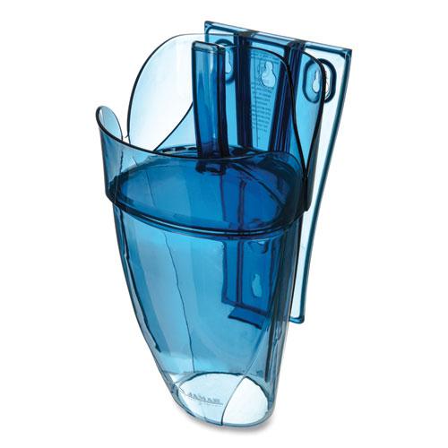 Saf-T-Scoop and Guardian System for Ice Machines, 64-86 oz, Transparent Blue. Picture 6
