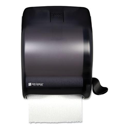 Element Lever Roll Towel Dispenser, Classic, 12.5 x 8.5 x 12.75, Black Pearl. Picture 1
