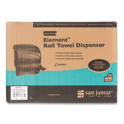 Element Lever Roll Towel Dispenser, Oceans, 12.5 x 8.5 x 12.75, Black Pearl. Picture 5