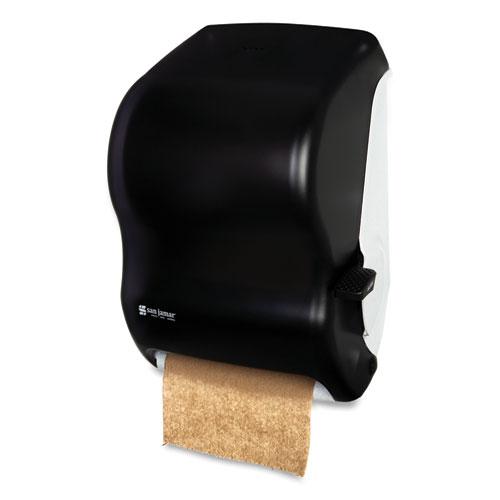 Lever Roll Towel Dispenser, Classic, 12.94 x 9.25 x 16.5, Transparent Black Pearl. Picture 2