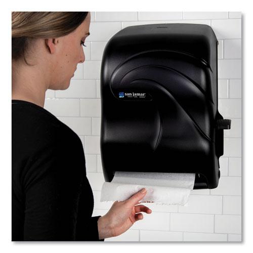 Lever Roll Towel Dispenser, Oceans, 12.94 x 9.25 x 16.5, Black Pearl. Picture 6