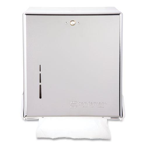 True Fold C-Fold/Multifold Paper Towel Dispenser, 11.63 x 5 x 14.5, Chrome. Picture 1