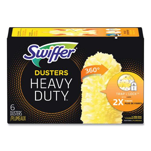 Heavy Duty Dusters Refill, Dust Lock Fiber, Yellow, 6/Box, 4 Boxes/Carton. Picture 2