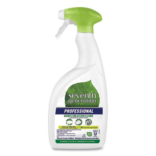 Disinfecting Kitchen Cleaner, Lemongrass Citrus, 32 oz Spray Bottle, 4/Carton. Picture 1