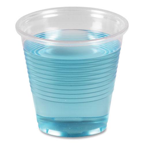 Translucent Plastic Cold Cups, 5 oz, Polypropylene, 100 Cups/Sleeve, 25 Sleeves/Carton. Picture 1