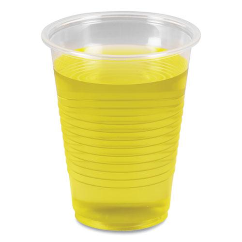 Translucent Plastic Cold Cups, 7 oz, Polypropylene, 100 Cups/Sleeve, 25 Sleeves/Carton. Picture 1
