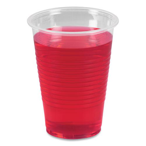Translucent Plastic Cold Cups, 9 oz, Polypropylene, 100 Cups/Sleeve, 25 Sleeves/Carton. The main picture.