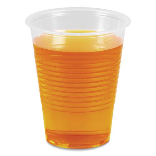 Translucent Plastic Cold Cups, 10 oz, Polypropylene, 100 Cups/Sleeve, 10 Sleeves/Carton. Picture 1