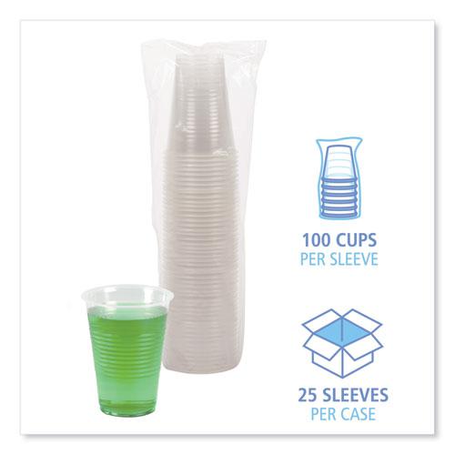 Translucent Plastic Cold Cups, 14 oz, Polypropylene, 20 Cups/Sleeve, 50 Sleeves/Carton. Picture 4