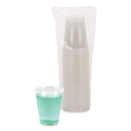 Translucent Plastic Cold Cups, 12 oz, Polypropylene, 50 Cups/Sleeve, 20 Sleeves/Carton. Picture 3
