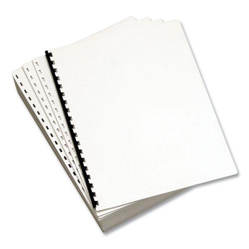 Custom Cut-Sheet Copy Paper, 92 Bright, 19-Hole Side Punched, 20 lb Bond Weight, 8.5 x 11, White, 500/Ream. Picture 1