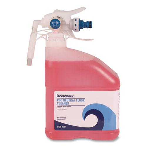 PDC Neutral Floor Cleaner, Tangy Fruit Scent, 3 Liter Bottle. Picture 1